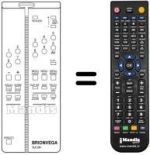 Replacement remote control 660.01.0251