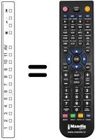 Replacement remote control TNQ 1675