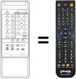 Replacement remote control TNQ 8E 0442