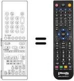 Replacement remote control TNQ 8E 0449