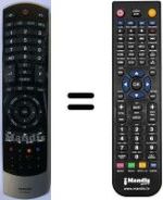 Replacement remote control Toshiba 55 VL 963