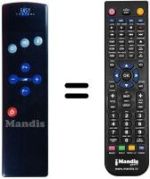 Replacement remote control TP 700-EASY CONTROL