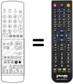 Replacement remote control National TX-25A2 CI