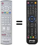 Replacement remote control National TX-29PN1 D