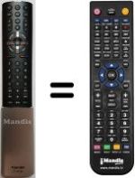 Replacement remote control Toshiba 46 UL 875