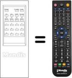 Replacement remote control 3F14-00007-253