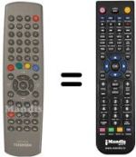 Replacement remote control CT-870