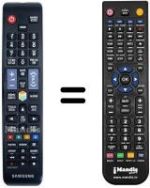 Replacement remote control Samsung UE 55ES6560