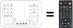 Replacement remote control TP 360