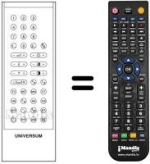 Replacement remote control UNIVERSUM 9600016