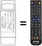 Replacement remote control Brionvega VR 3500