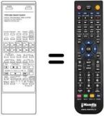 Replacement remote control VCR 185