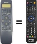 Replacement remote control Panasonic NV-SD410