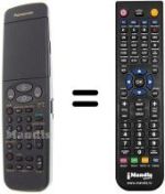 Replacement remote control VEQ1957