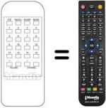 Replacement remote control Gbc VPT 10