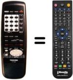 Replacement remote control Toshiba V 728 W