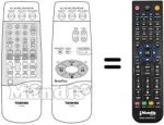 Replacement remote control VT-854 G