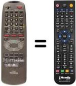 Replacement remote control VT-858 G