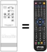 Replacement remote control VT-RM 110 E