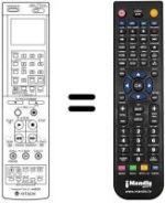 Replacement remote control VT-RM 863 E