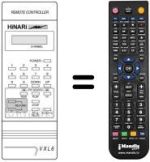 Replacement remote control VXL 6