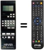 Replacement remote control VXL 9