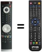 Replacement remote control Proline LD 3240 HD