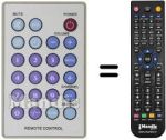 Replacement remote control Irradio XTL 505