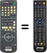 Replacement remote control Sony DVP-S 7700