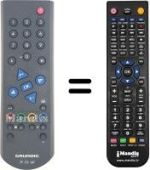 Replacement remote control Grundig STR 6000