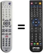 Replacement remote control Daewoo DHR 7105