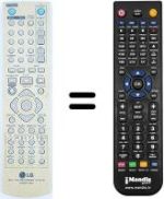 Replacement remote control LG RH-255