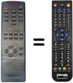 Replacement remote control Citycom CCS 200
