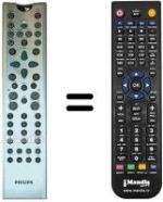 Replacement remote control Aristona DVD 1010