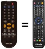Replacement remote control Aristona DVD 700