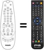 Replacement remote control Aristona DVD 730