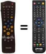 Replacement remote control Aristona DVD 950
