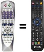 Replacement remote control AUDIOLA DVX 2014 USB (ver. 2)
