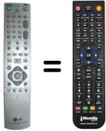 Replacement remote control LG RH-7900 H