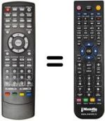 Replacement remote control MPMAN DXT 700 R