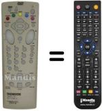 Replacement remote control Pathé Marconi DTH 210
