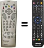Replacement remote control Pathé Marconi DTH 6000
