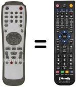 Replacement remote control Orion GDVDR 5001B