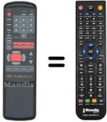 Replacement remote control MAESTRO SERIE MUST