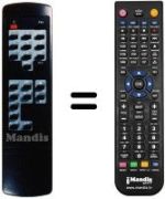 Replacement remote control Irradio ISR 10