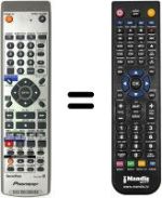 Replacement remote control Pioneer DVR 3100 S