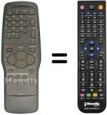 Replacement remote control United TVC4148SI
