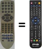 Replacement remote control Orion VDR4003