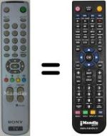 Replacement remote control RM889