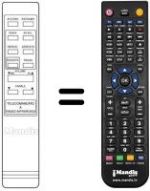 Replacement remote control Amstrad TVR1